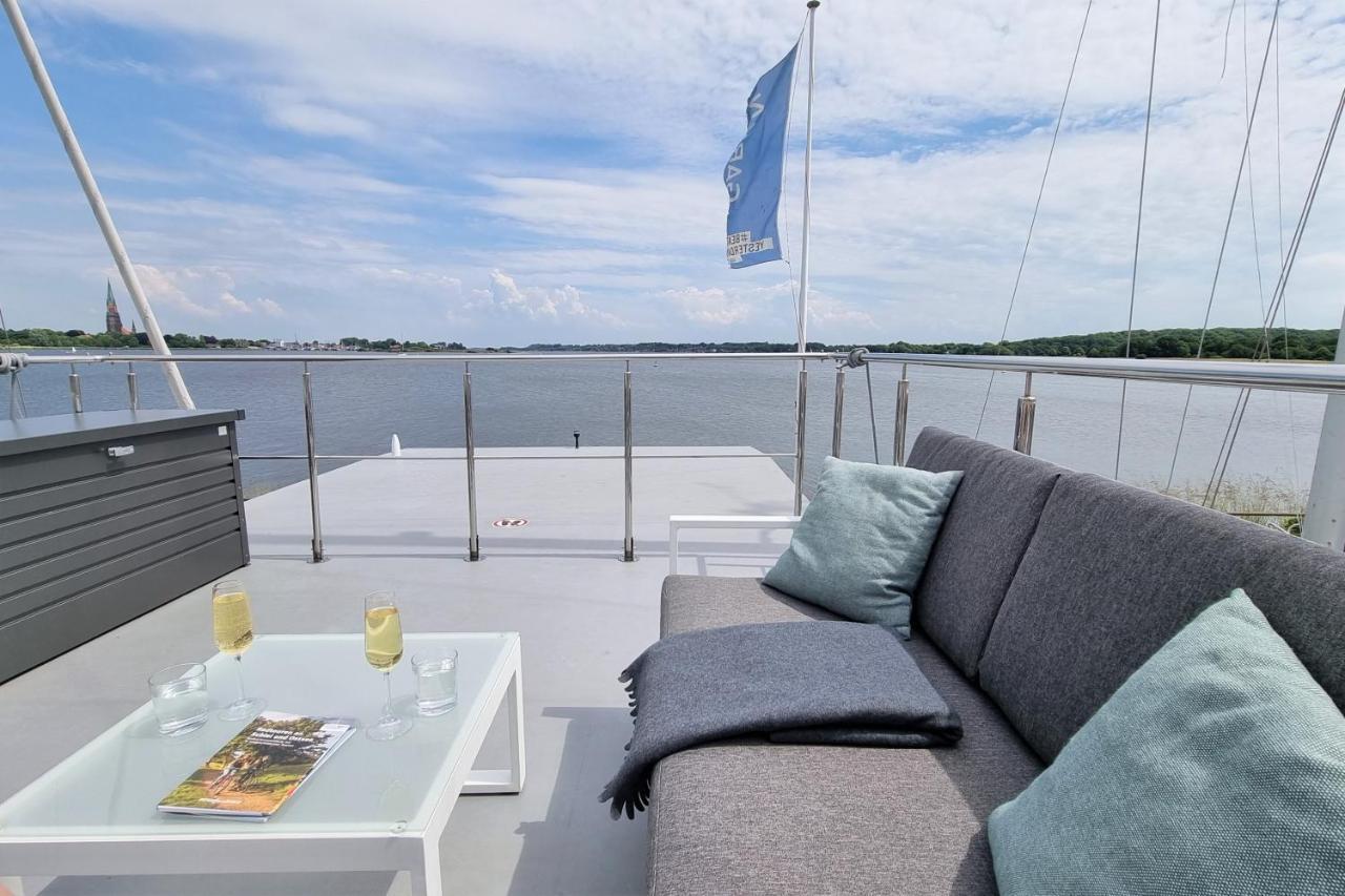 Hausboot Aava Hotel Schleswig Buitenkant foto